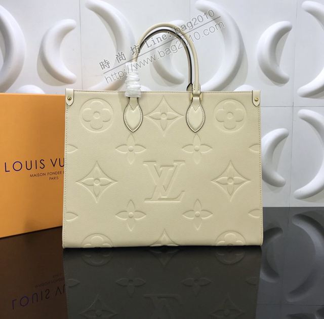 LV包 lv女包 Onthego手袋 MonogramEmpreinteGiant壓紋軟牛皮 LV經典方形手提袋 LV肩背包  ydh3428
